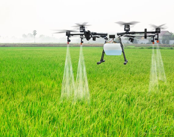 Crop Spraying Drones